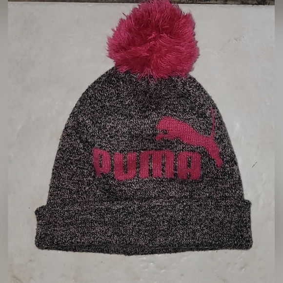 Puma  pink winter hat - Picture 1 of 4